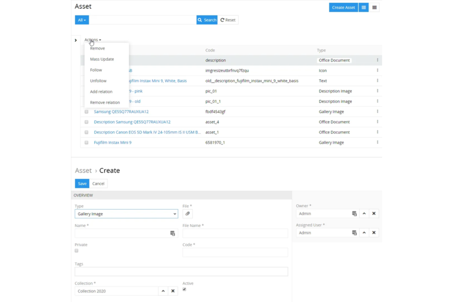 AtroDAM screenshot - 10 beste opensource-software voor digitaal activabeheer 2026