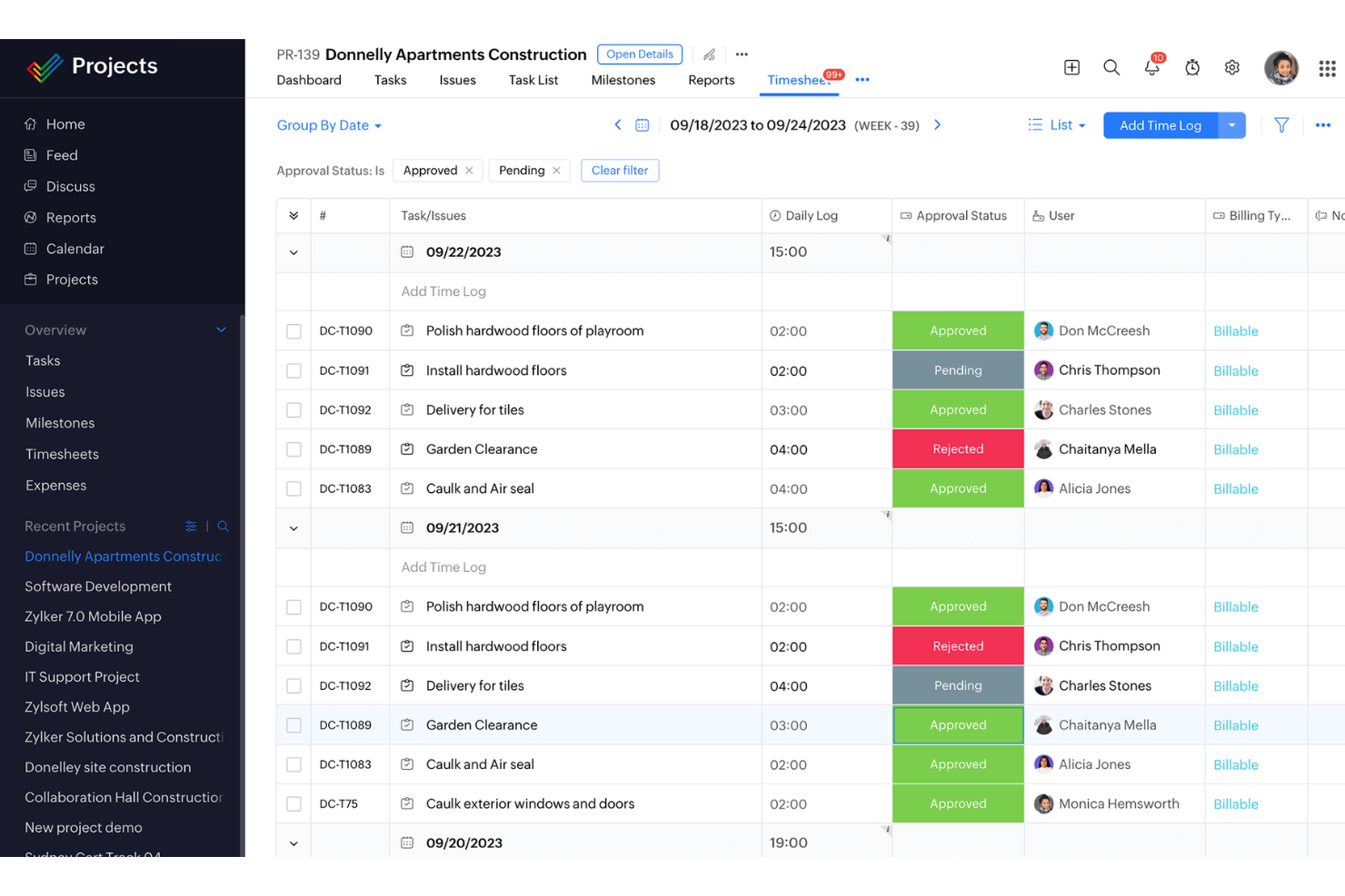 Zoho Workplace screenshot - 10 beste alternatieven voor Meta Workplace voor 2026