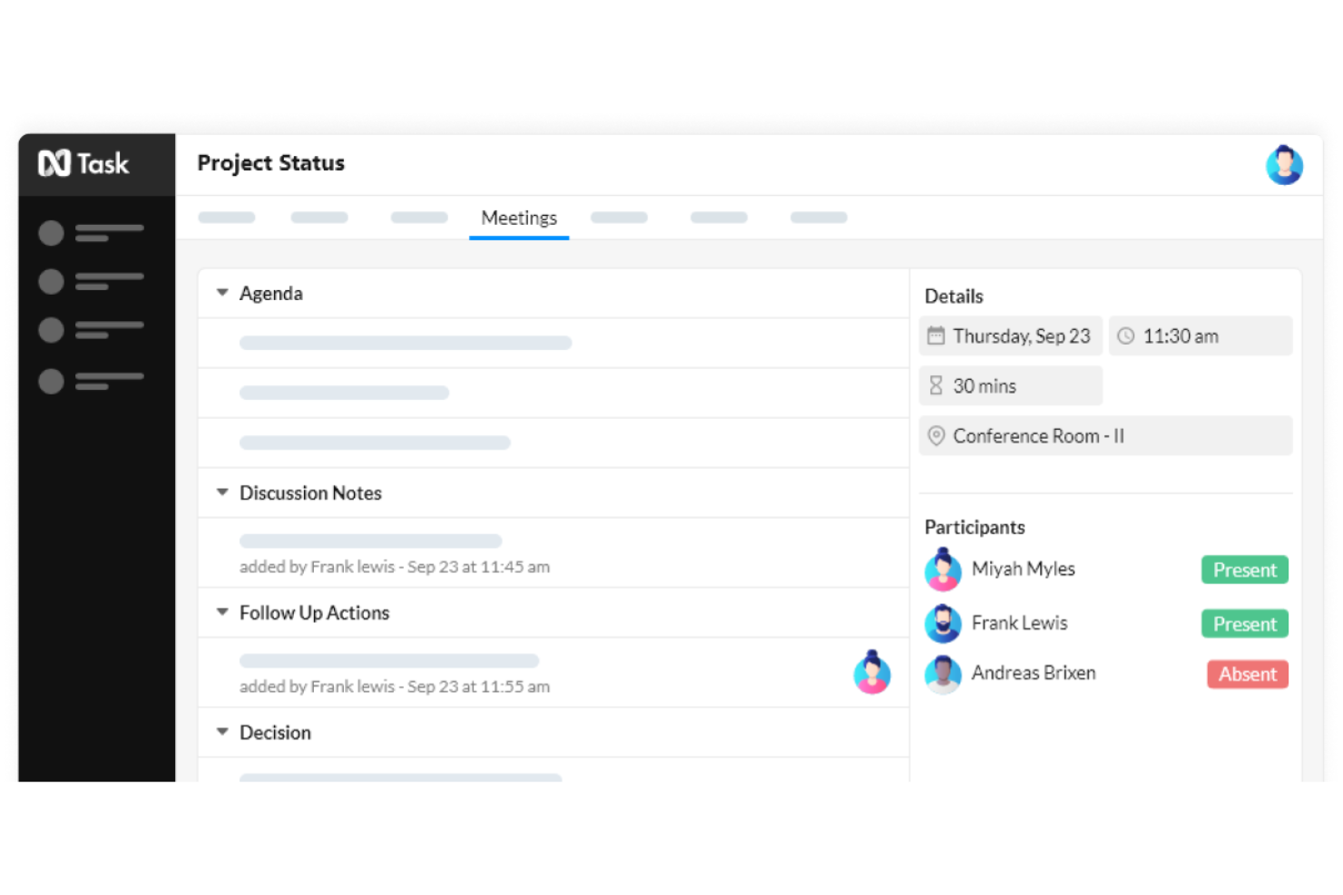 nTask screenshot - 10 gratis productiviteitsapps voor 2026