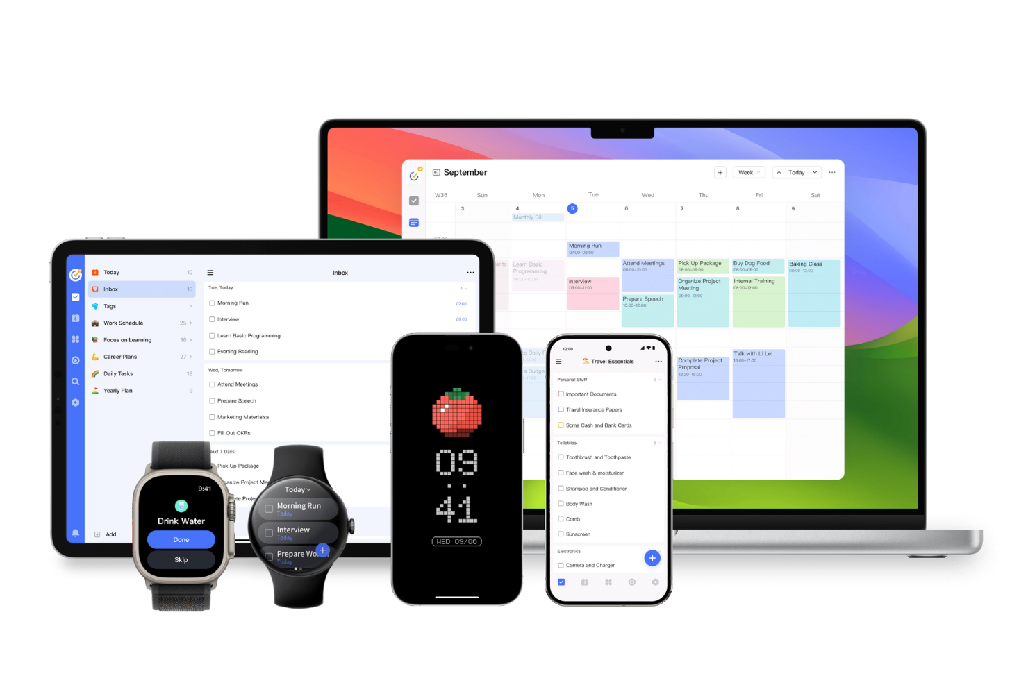 TickTick screenshot - 10 gratis productiviteitsapps voor 2026