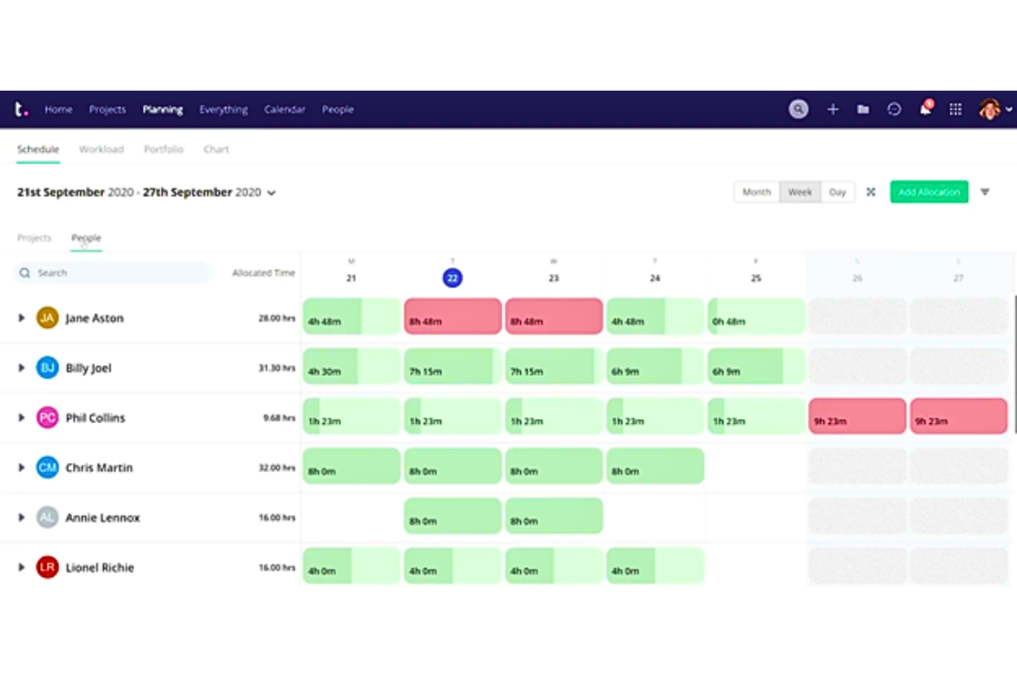 Teamwork.com screenshot - 10 beste software voor AI-resourcebeheer beoordeeld in 2026