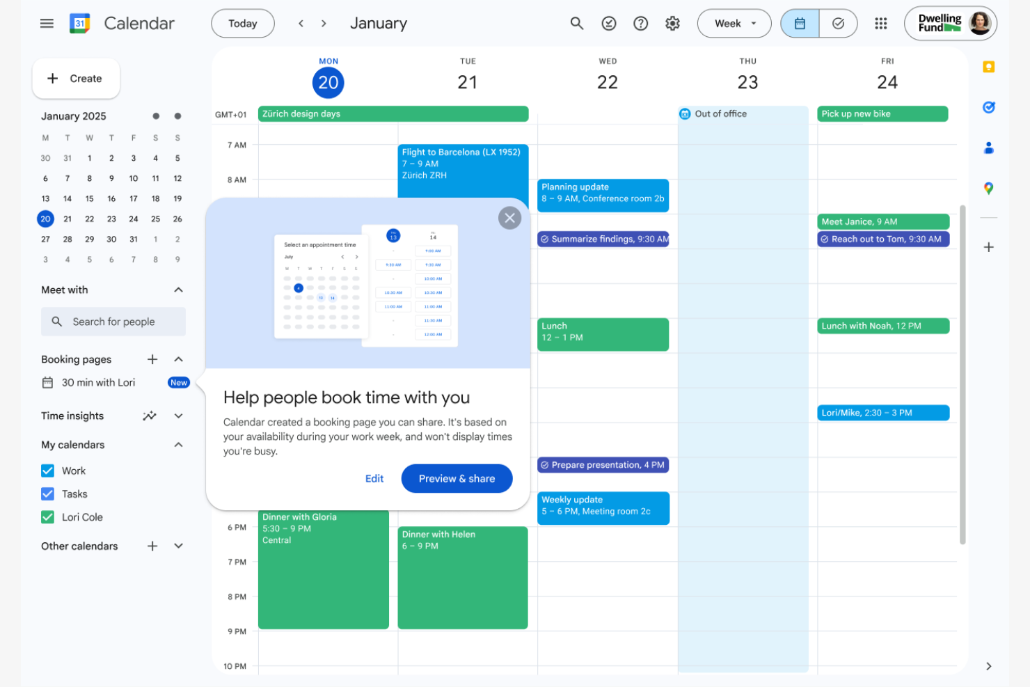 Google Calendar screenshot - 10 beste software voor agendaplanning voor 2026