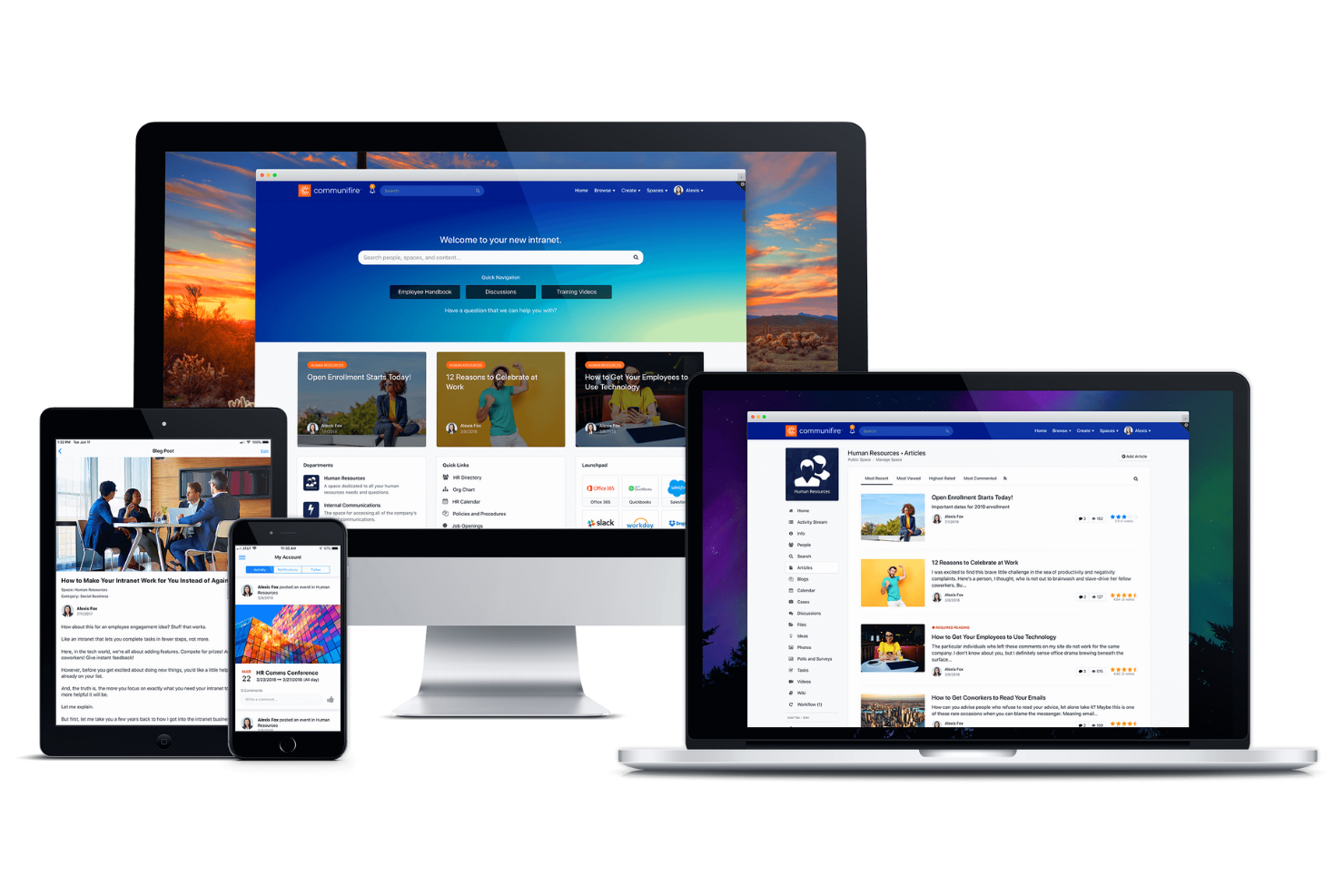 Axero Solutions screenshot - 10 beste platforms voor content-samenwerking voor 2026