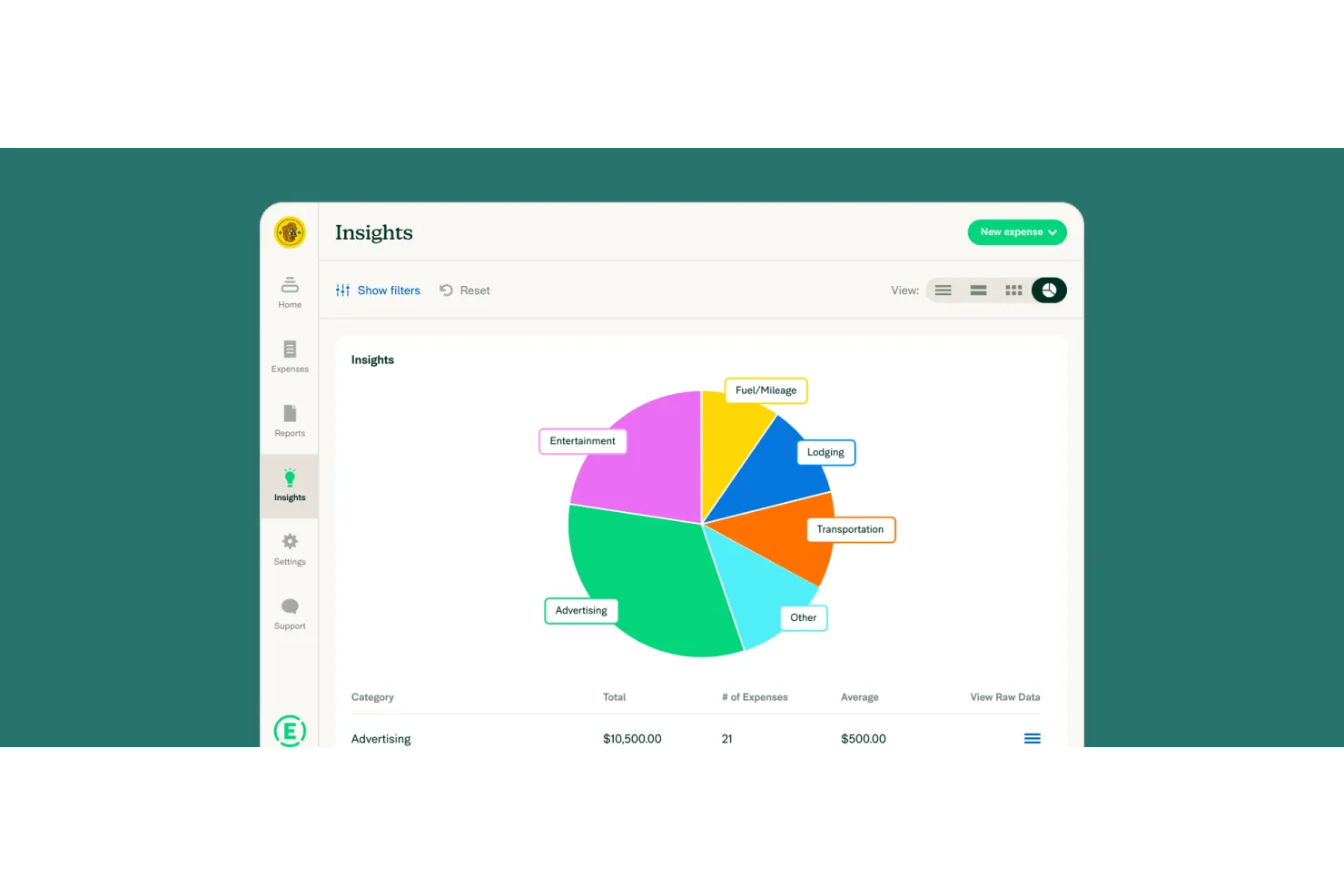 Expensify screenshot - 10 beste tools voor het bijhouden van projectuitgaven voor 2026