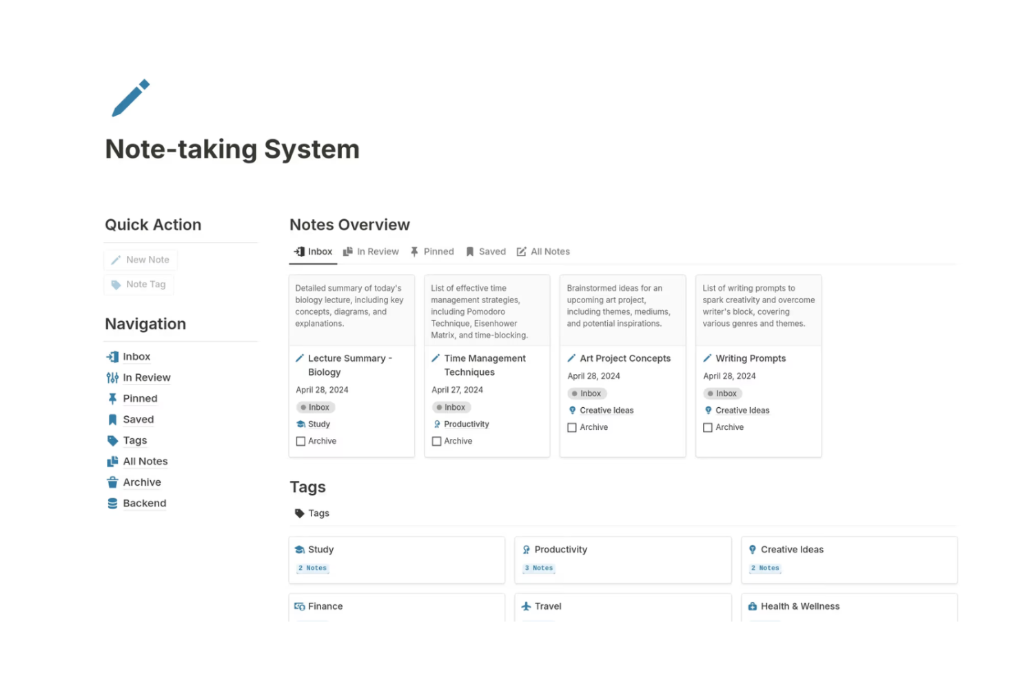 Notion screenshot - 22 AI-automatiseringstools geselecteerd voor 2026
