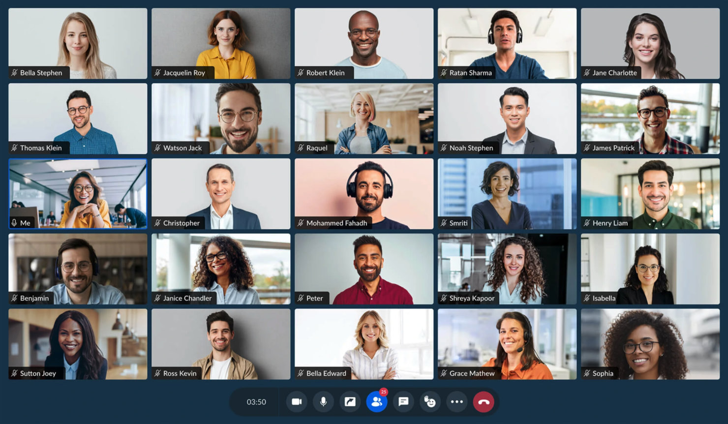 Zoho Meeting screenshot - 10 beste GoToMeeting-alternatieven voor 2026