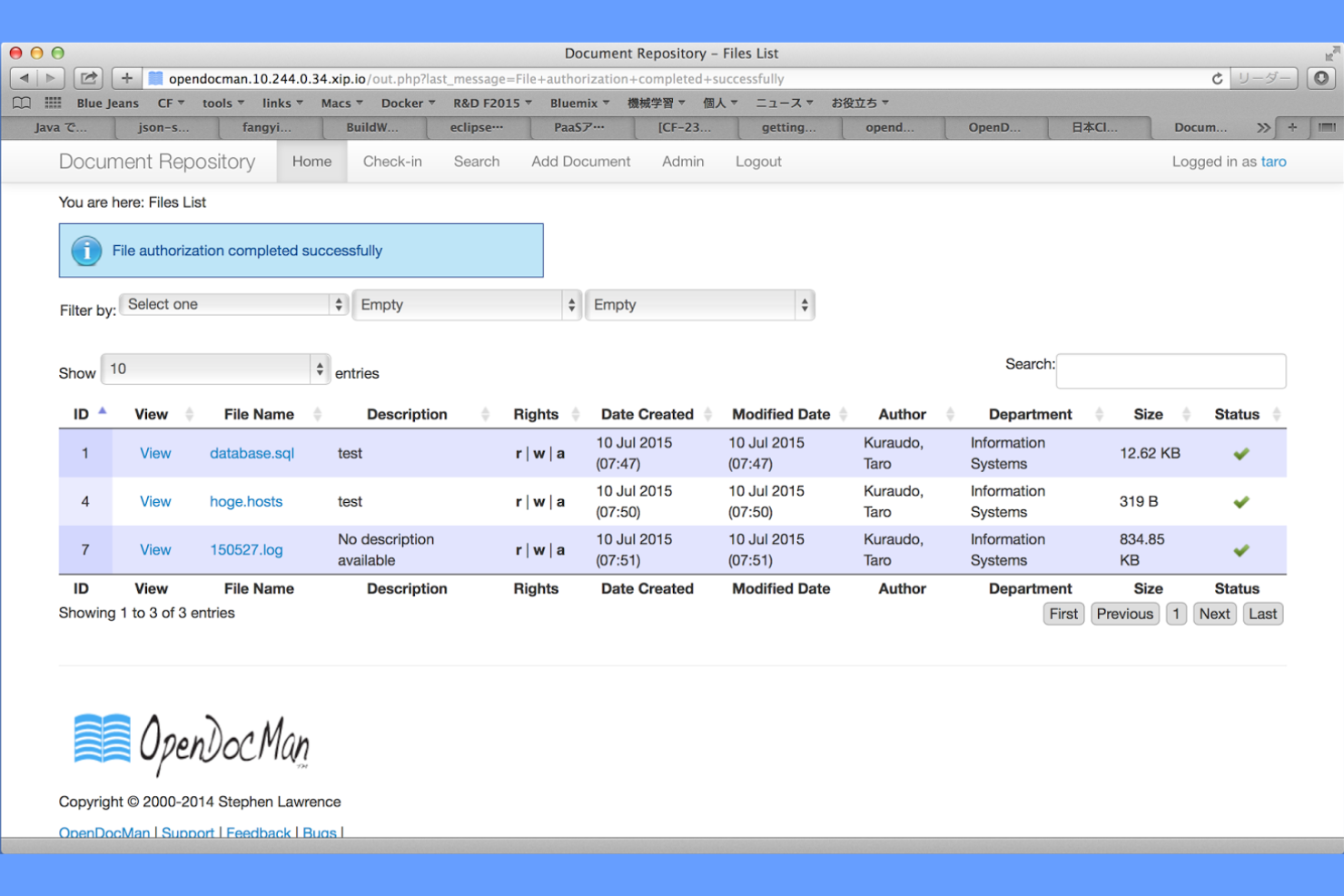 OpenDocMan screenshot - 10 beste software voor persoonlijk documentbeheer voor 2026