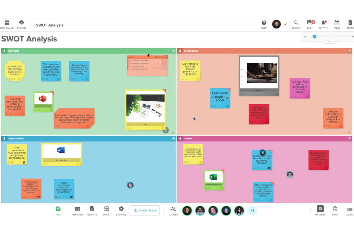 Stormboard screenshot - 10 beste FigJam-alternatieven voor samenwerking in 2026