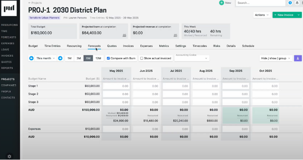 Projectworks screenshot - 10 beste AI-software voor automatisering van professionele dienstverlening beoordeeld in 2026