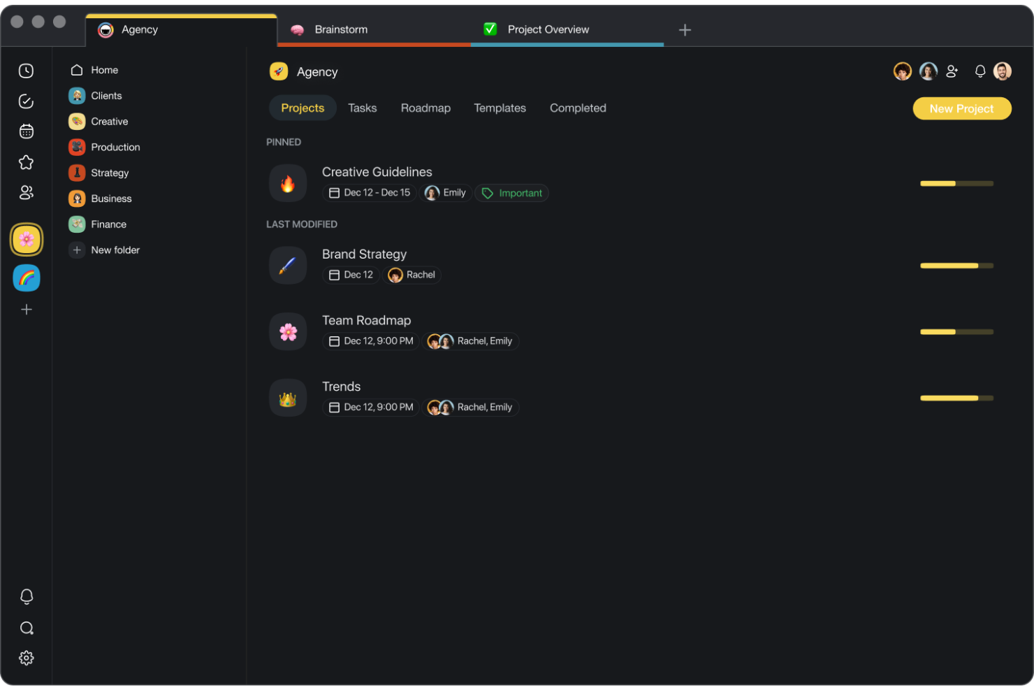 Taskade screenshot - 10 beste MeisterTask-alternatieven beoordeeld in 2026