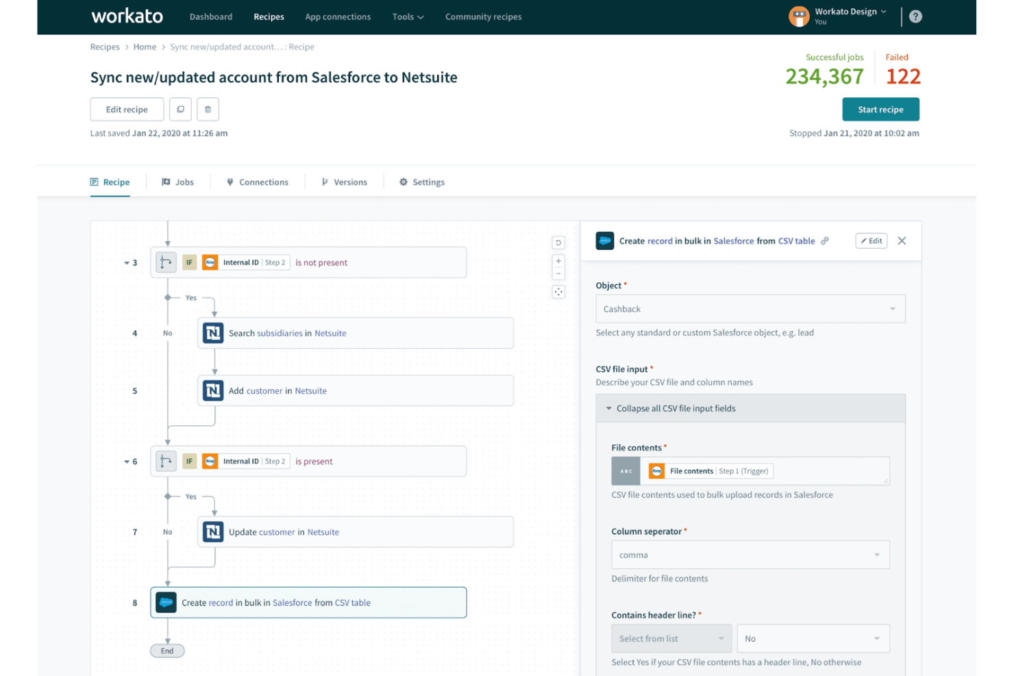 Workato screenshot - 10 beste software voor intelligente procesautomatisering voor 2026