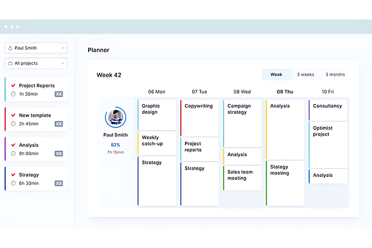 Scoro screenshot - 10 Beste alternatieve tools voor Nifty voor projectteams in 2026