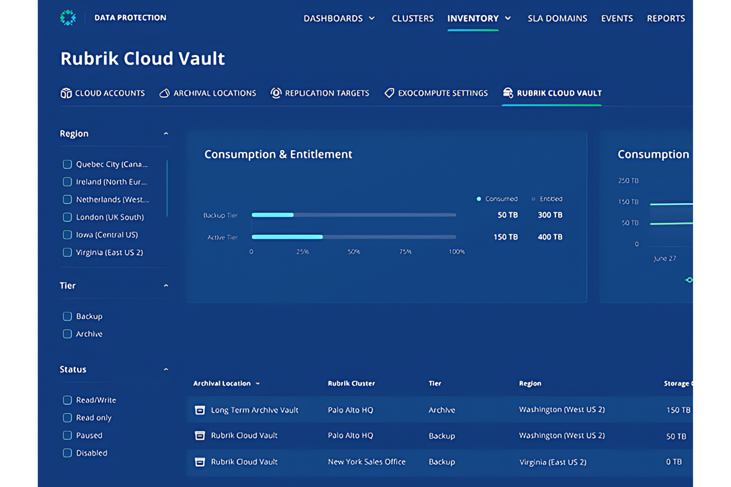 Rubrik screenshot - 10 beste software voor cloudresourcebeheer beoordeeld in 2026