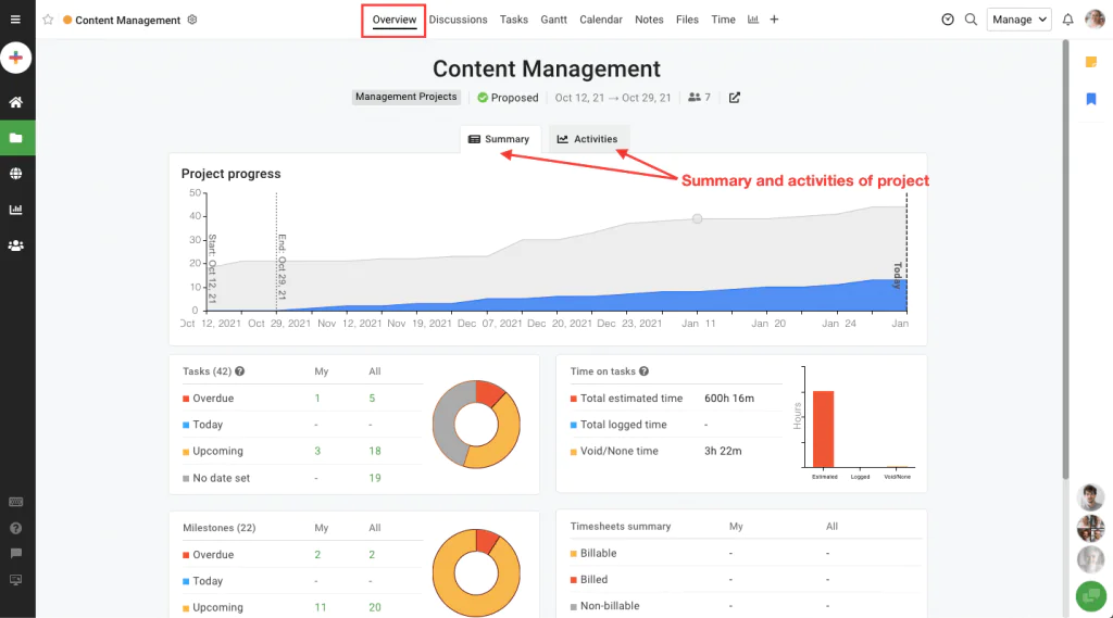 ProofHub screenshot - 10 beste ticketsystemen voor projectmanagement voor 2026