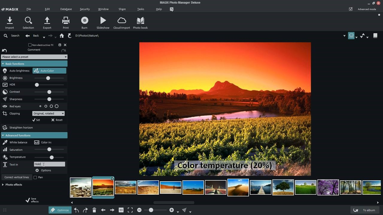 Magix screenshot - 10 Beste software voor digitaal activabeheer voor fotografen