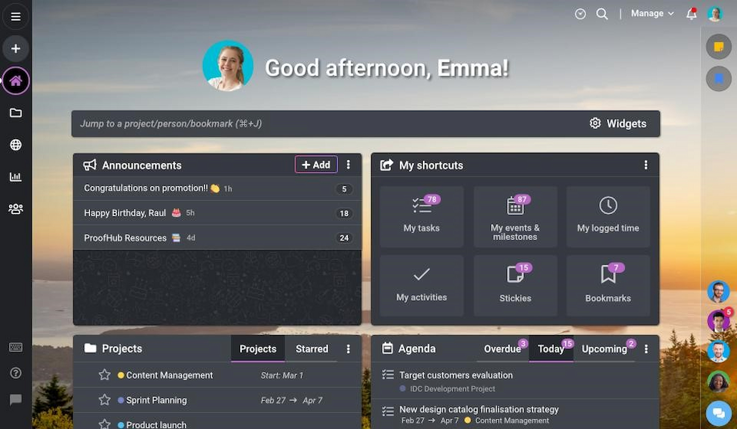ProofHub screenshot - 10 beste Workfront-alternatieven voor projectteams in 2026