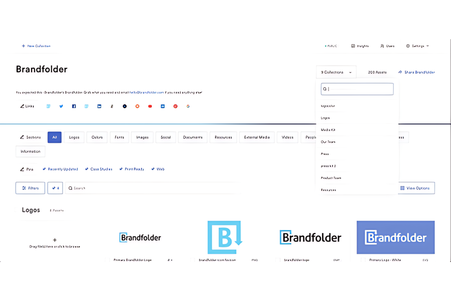 Brandfolder screenshot - De 10 beste software voor mediabronbeheer, beoordeeld in 2026