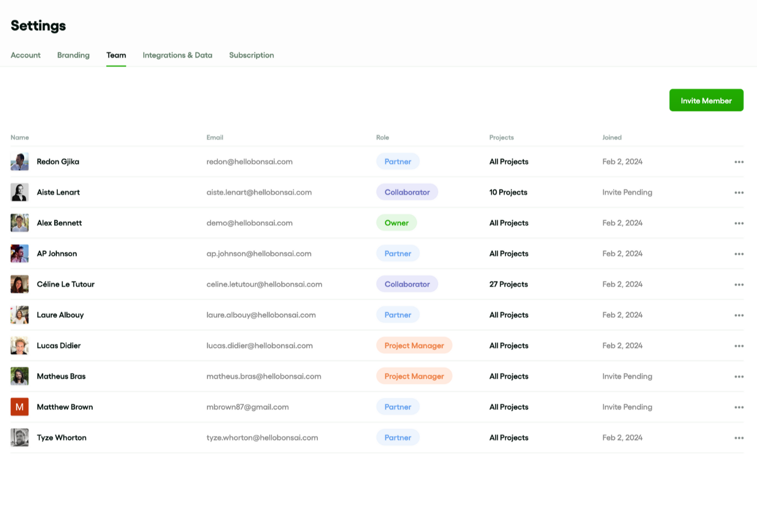 Bonsai Agency Software screenshot - 10 beste tools voor bureaubeheersystemen beoordeeld voor 2026