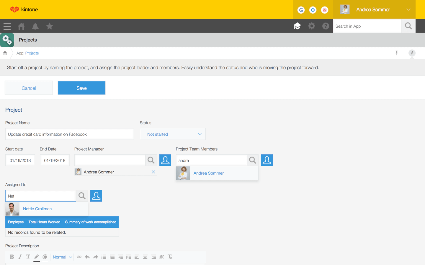 Kintone screenshot - 10 beste online agile hulpmiddelen voor projectmanagement in 2026