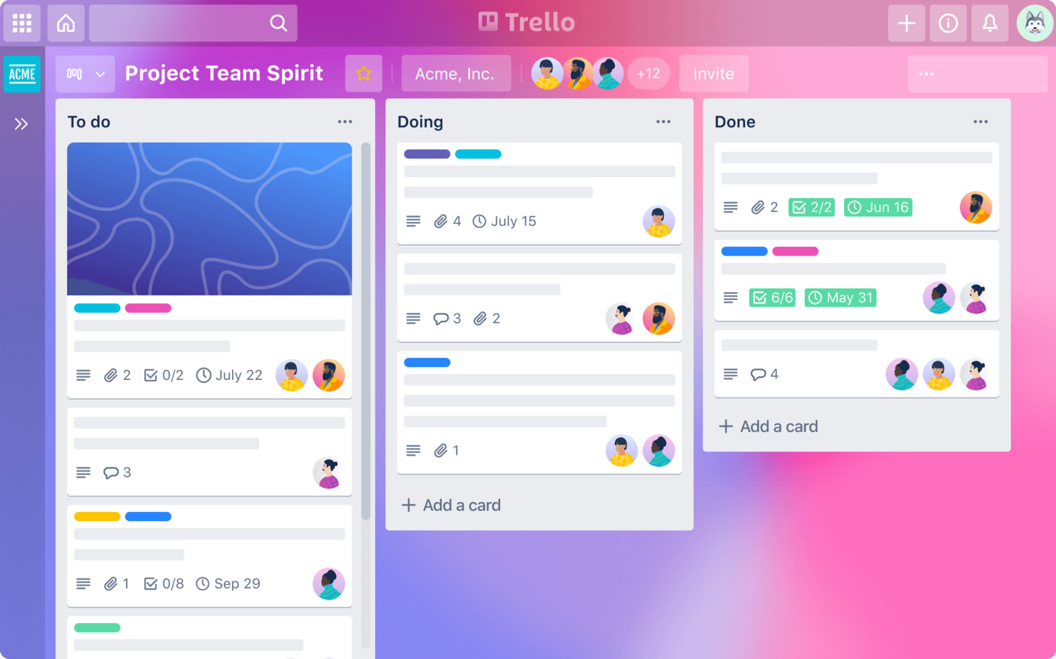 Trello screenshot - 10 beste ticketsystemen voor projectmanagement voor 2026