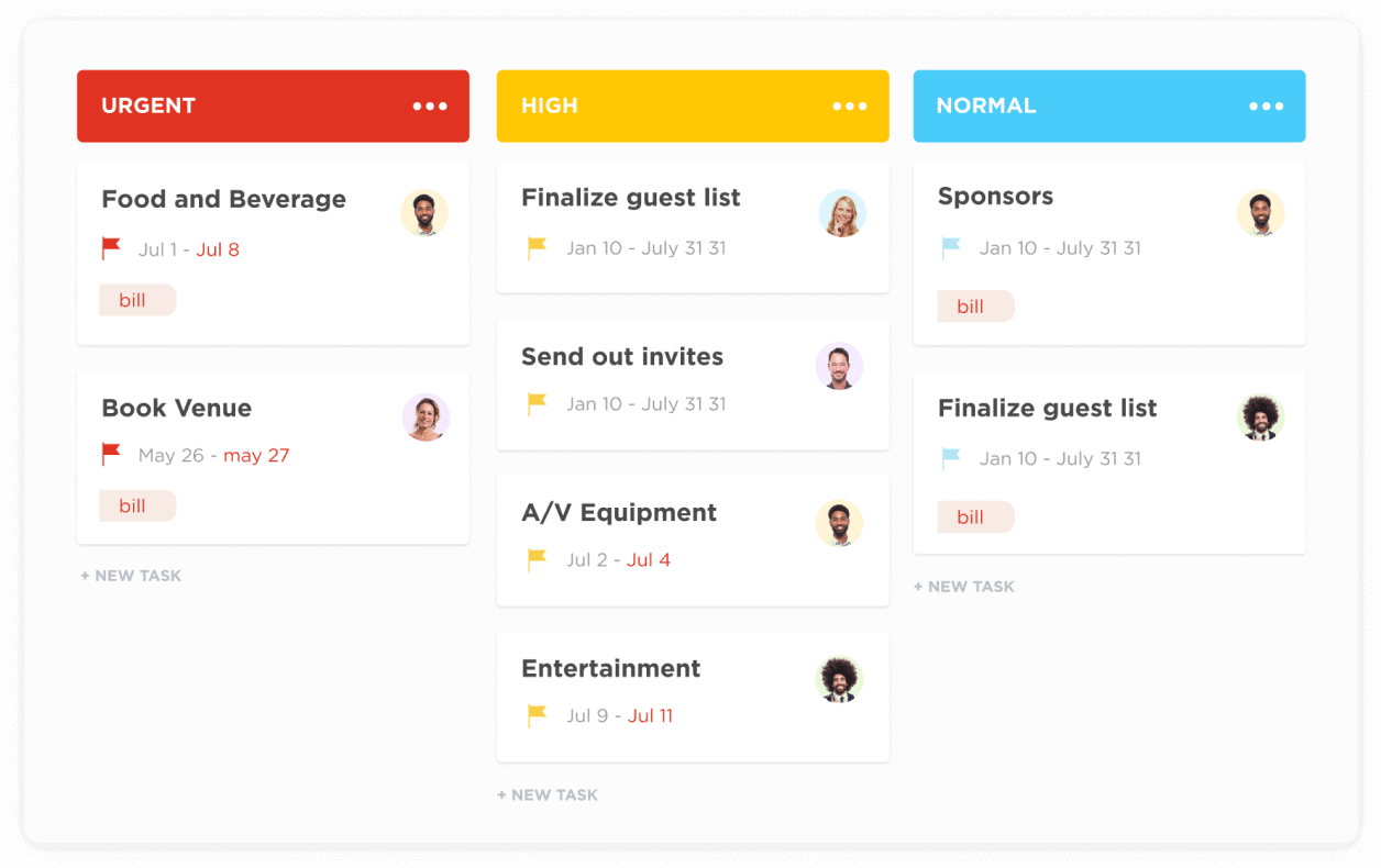 ClickUp screenshot - 10 beste Kanban-software om doorlooptijden te verkorten in 2026
