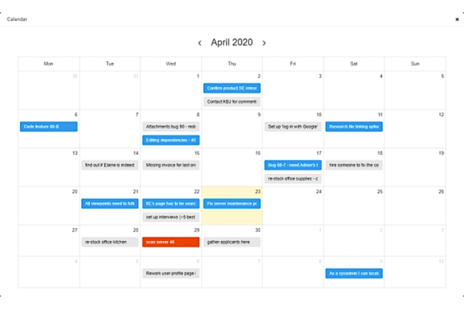 Kanban Tool screenshot - 10 alternatieve tools voor Process Street voor workflows in 2026