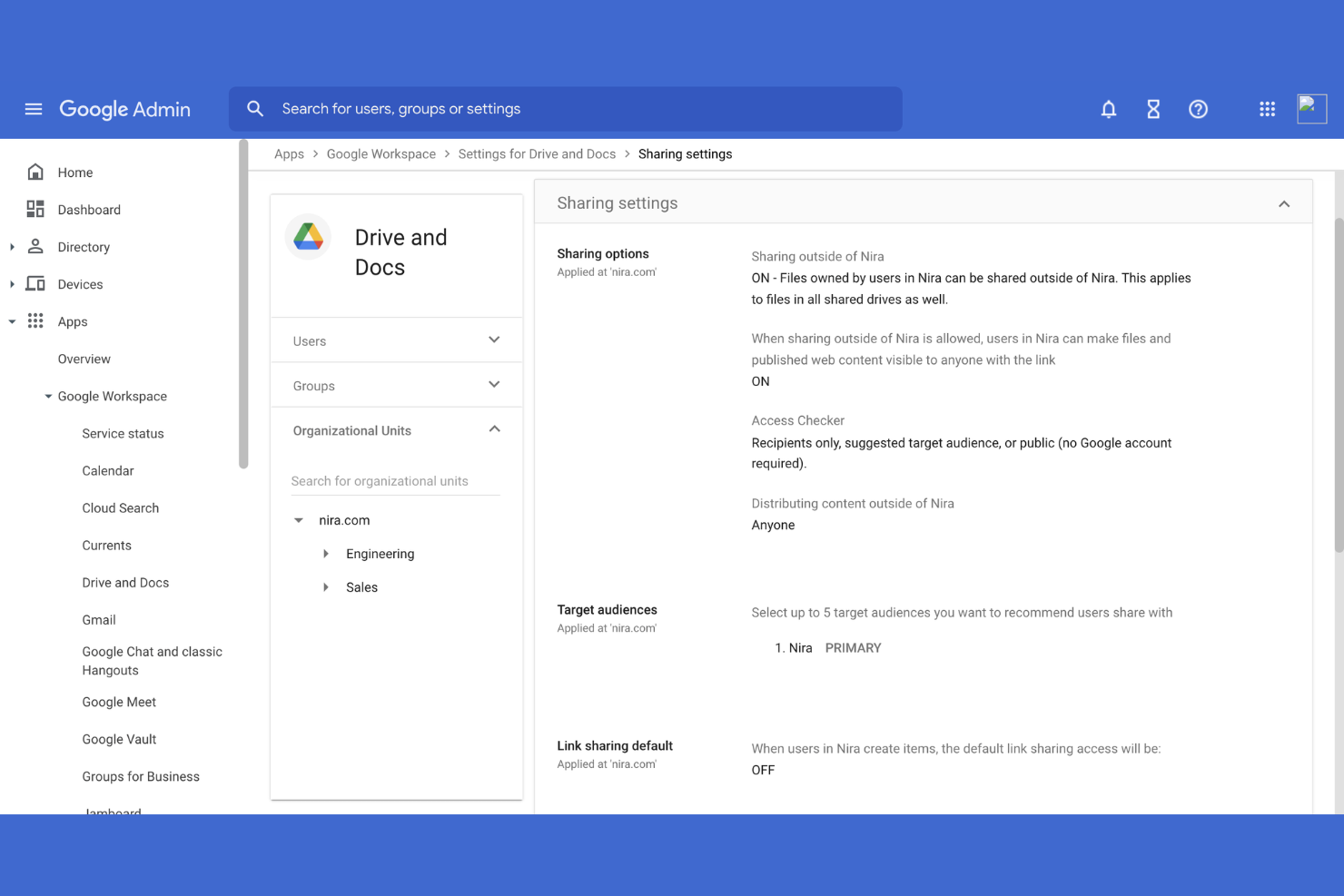 Google Workspace screenshot - 10 bästa alternativen till SmartVault 2026