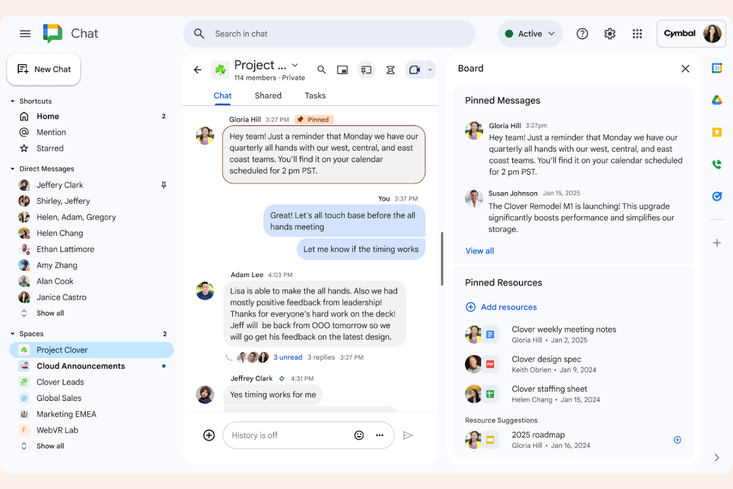 Google Workspace screenshot - 10 bästa kommunikationsverktygen för små företag 2026