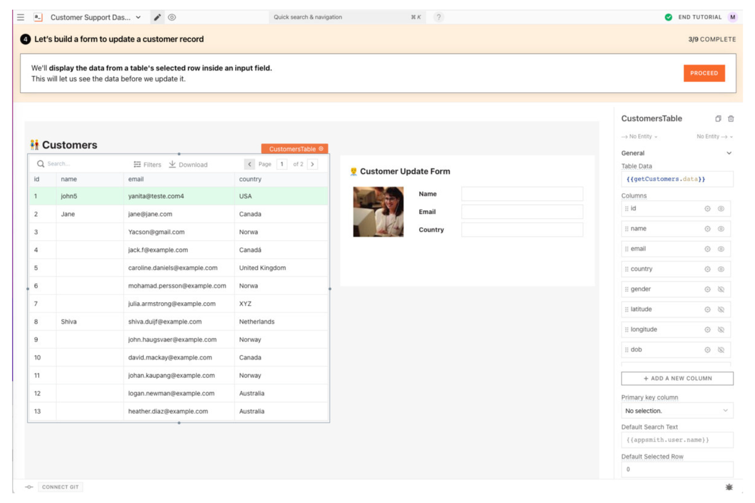 Appsmith screenshot - 10 bästa alternativen till Zoho Creator för 2026