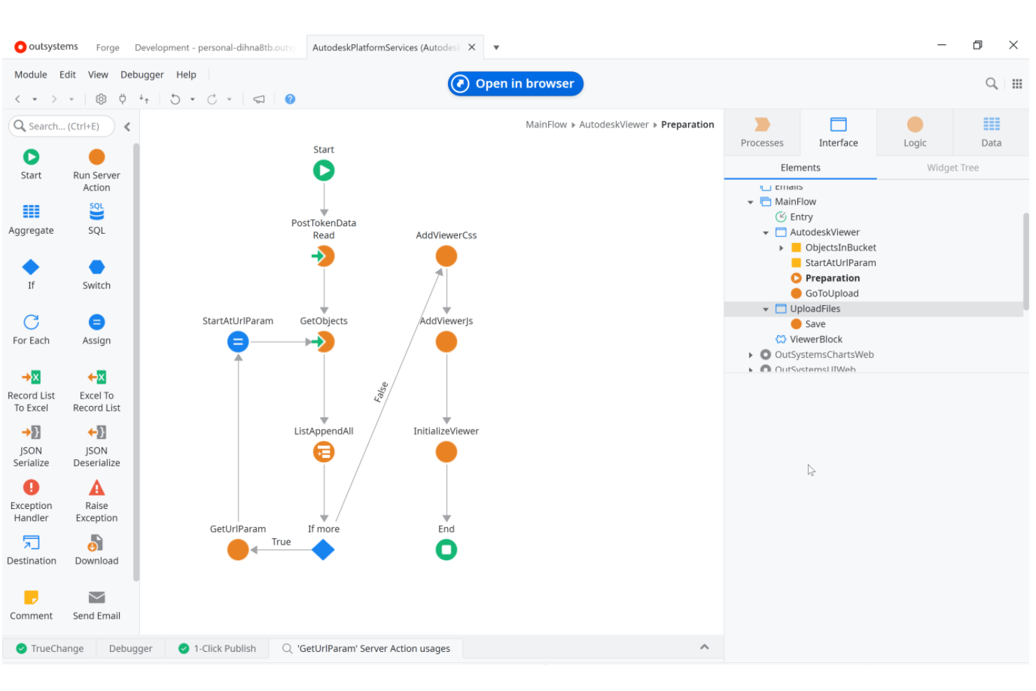 OutSystems screenshot - 10 FileMaker-alternativ för 2026