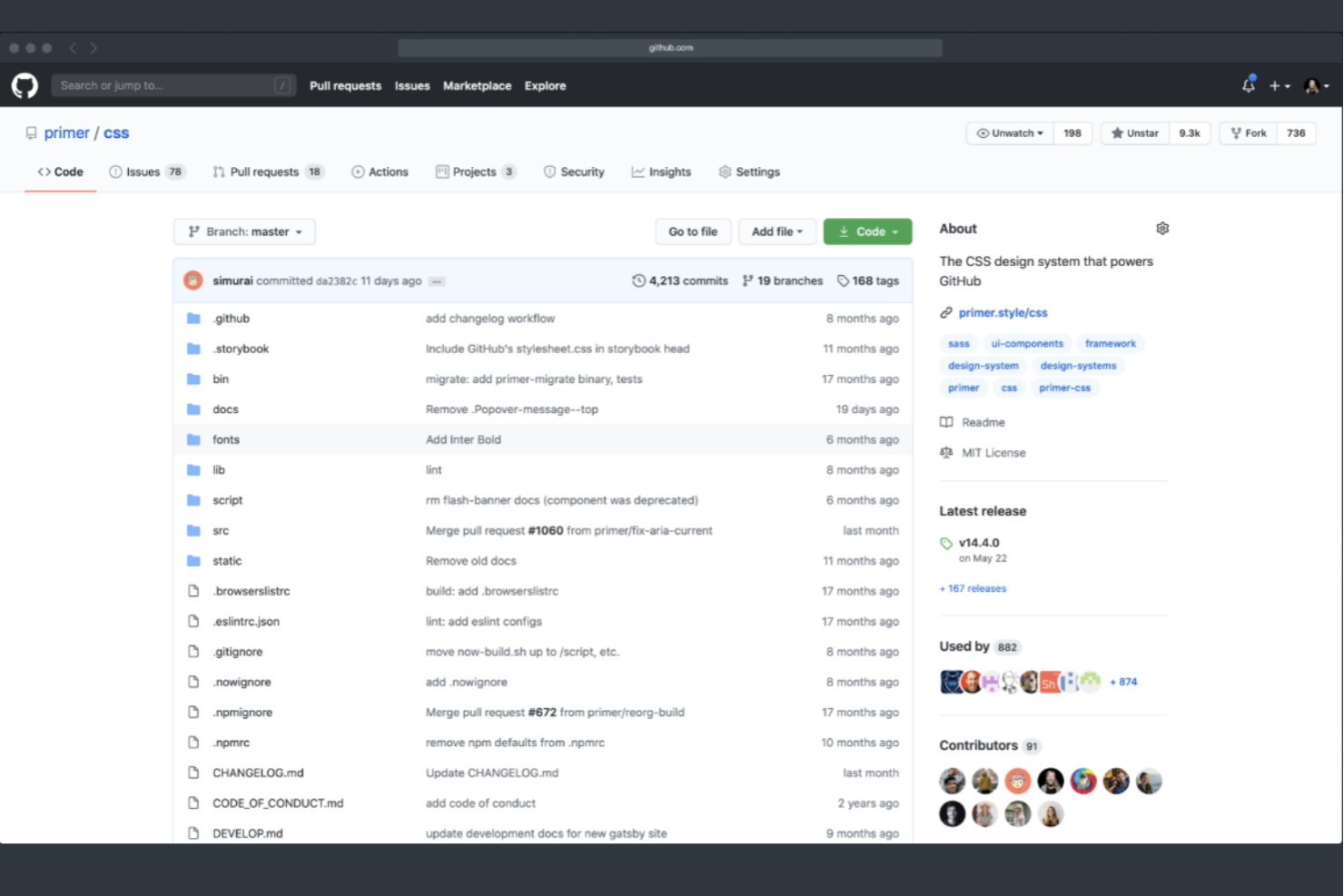 GitHub screenshot - 15 val av samarbetsprogram med öppen källkod för 2026