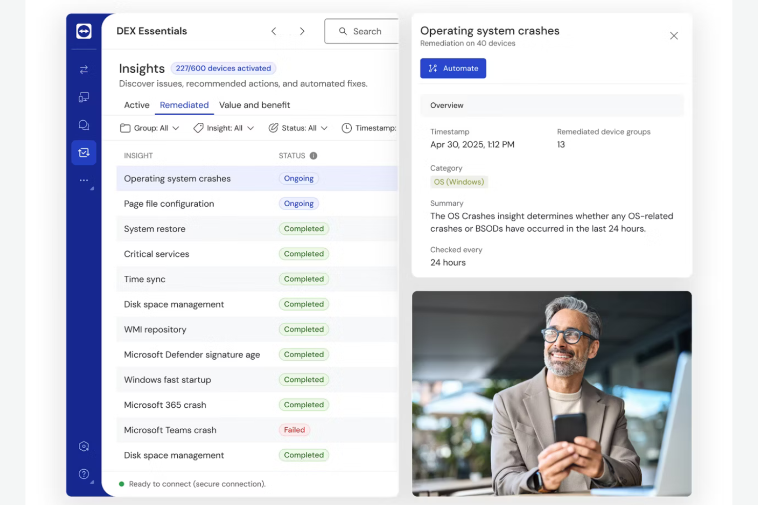 TeamViewer screenshot - 10 bästa programvarorna för digitala arbetsplatser för 2026
