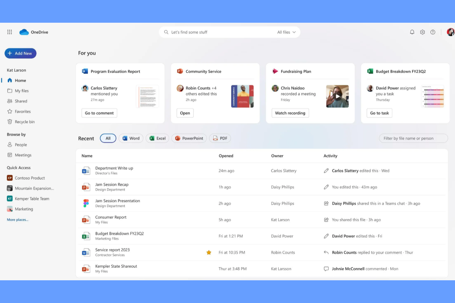 OneDrive screenshot - 10 bästa programmen för personlig dokumenthantering 2026