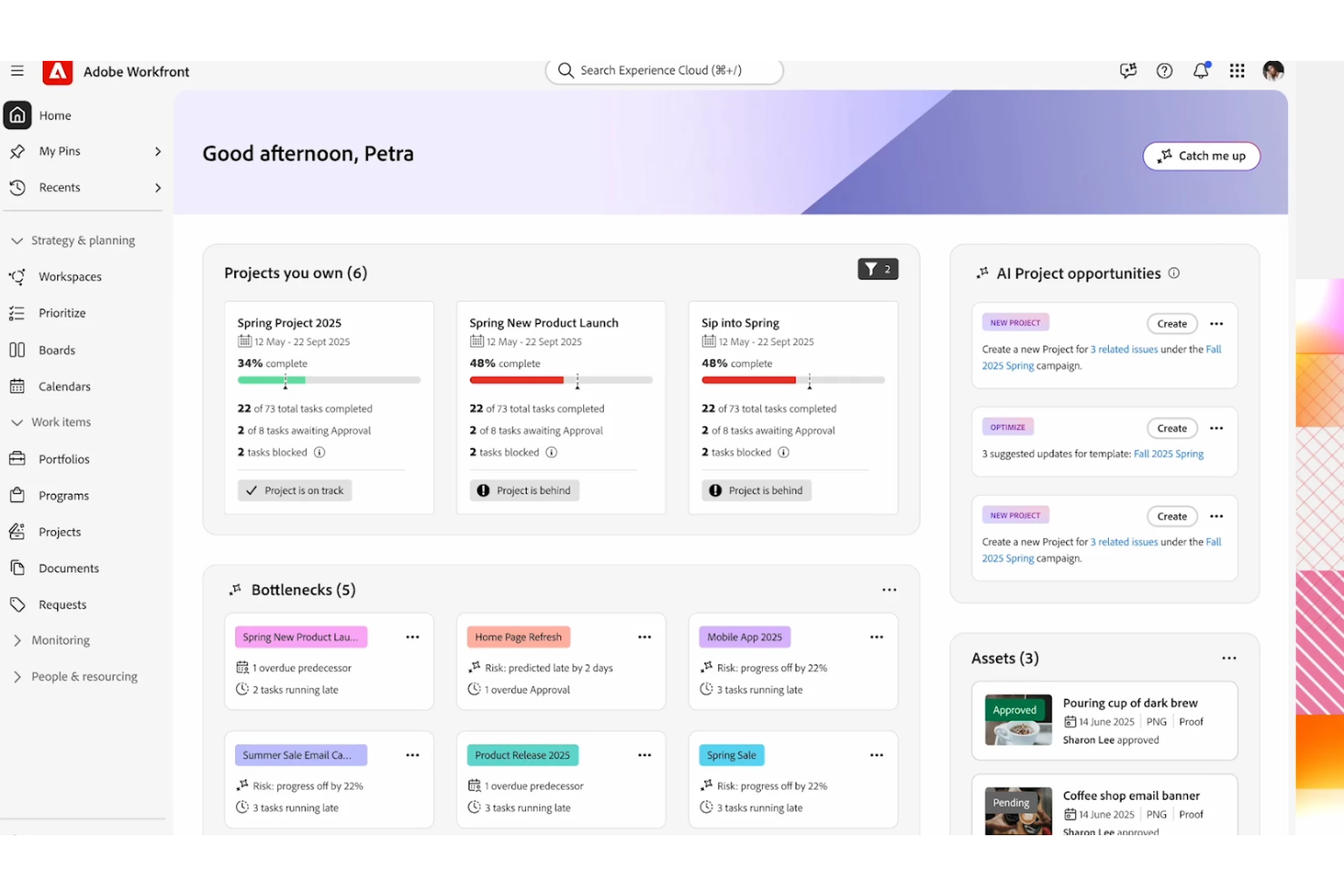 Adobe Workfront screenshot - 10 lösningar för korrekturprogram online utvalda för 2026