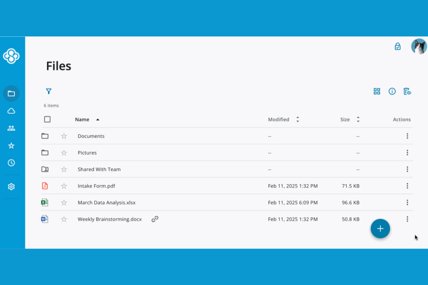 Sync screenshot - 10 bästa Dropbox-alternativen granskade 2026
