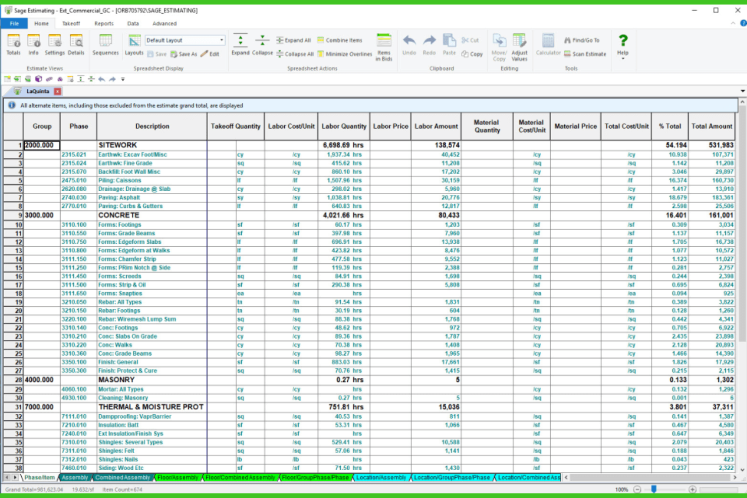 Sage Estimating screenshot - 10 bästa kalkylprogrammen för byggprojekt granskade 2026