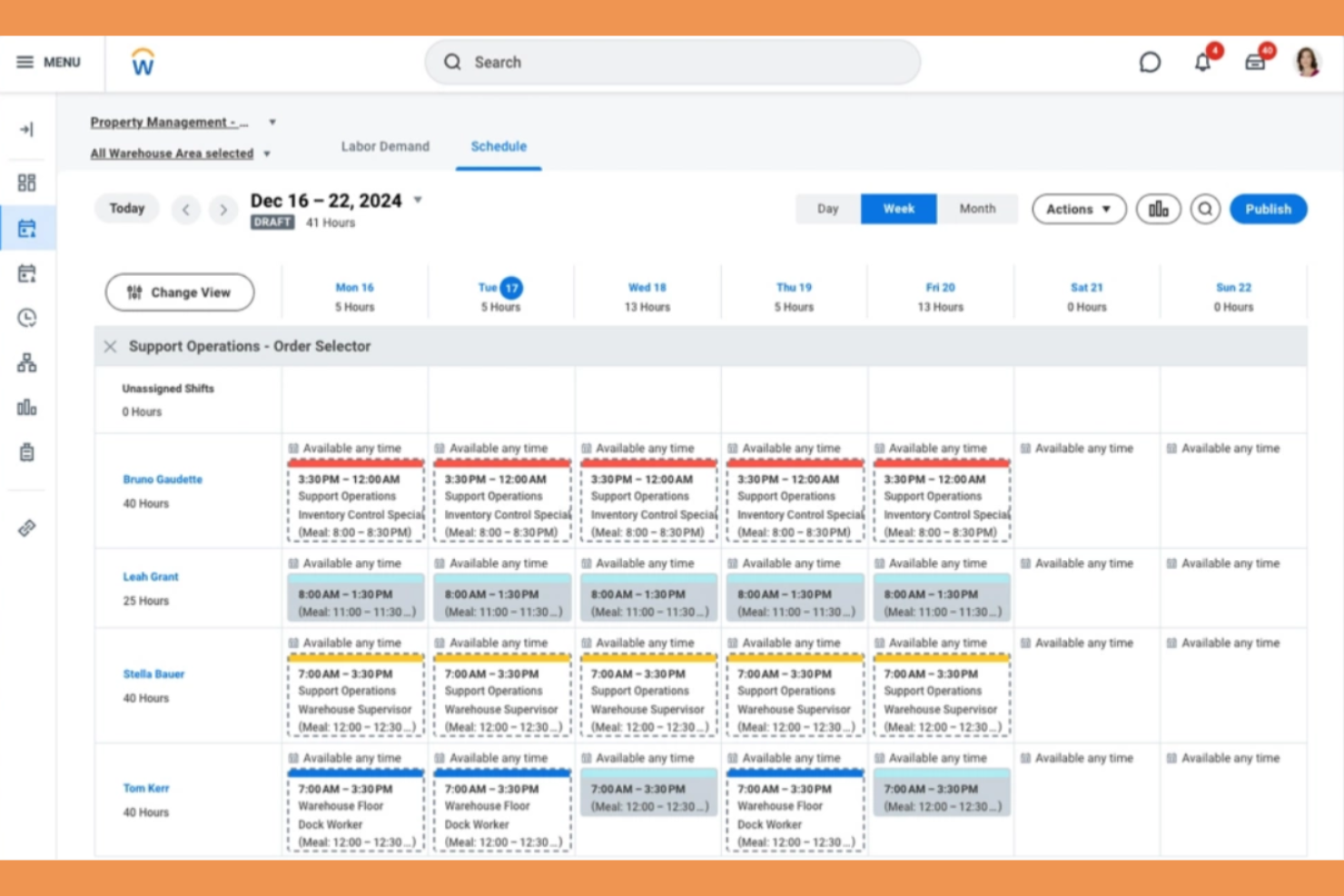 Workday screenshot - 10 bästa kalenderprogrammen för anställda granskade 2026