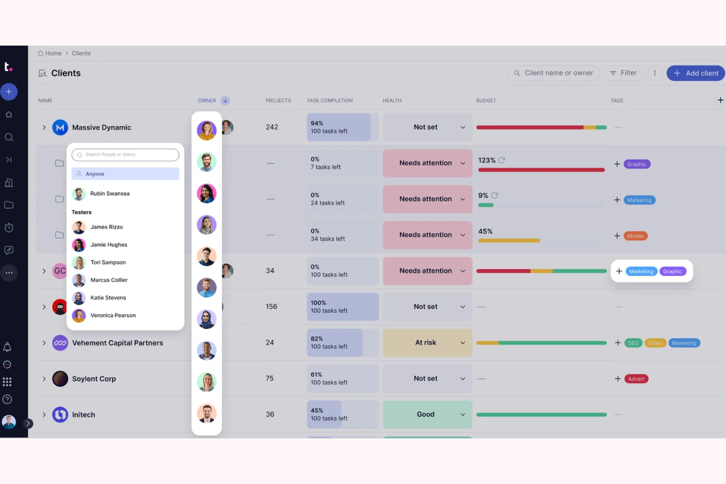 Teamwork.com screenshot - 10 bästa verktygen för AI-baserad kundleverans – granskade 2026