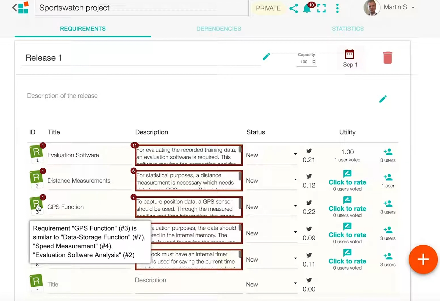 OpenReq screenshot - 10 bästa verktygen för kravhantering med öppen källkod granskade 2026