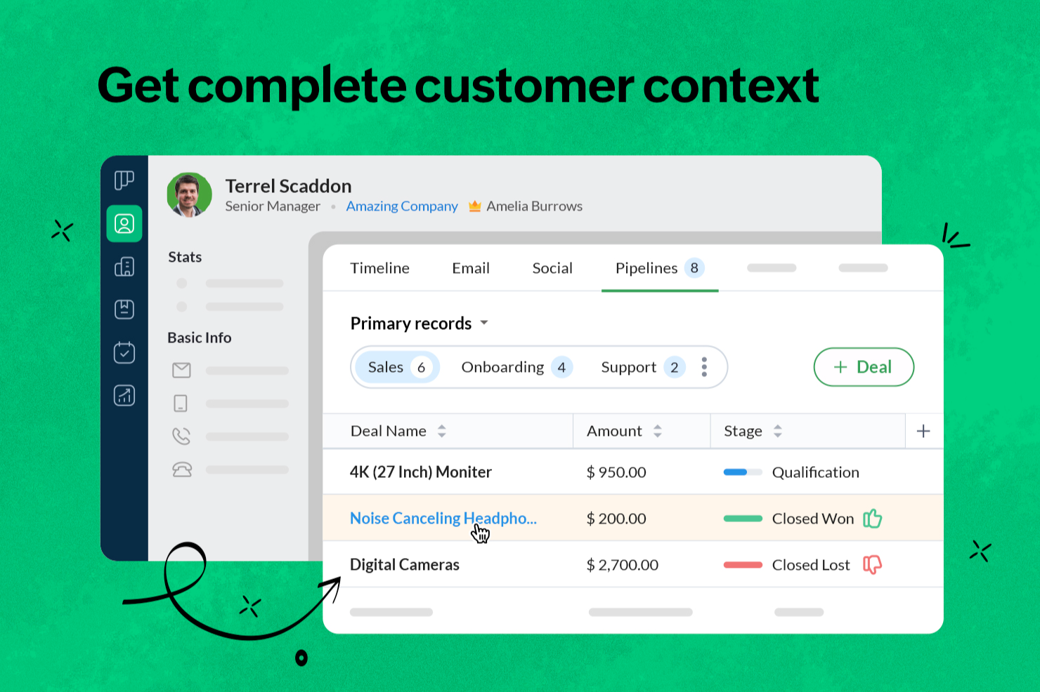 Bigin by Zoho CRM screenshot - 10 bästa AI-verktygen för produktivitet granskade 2026