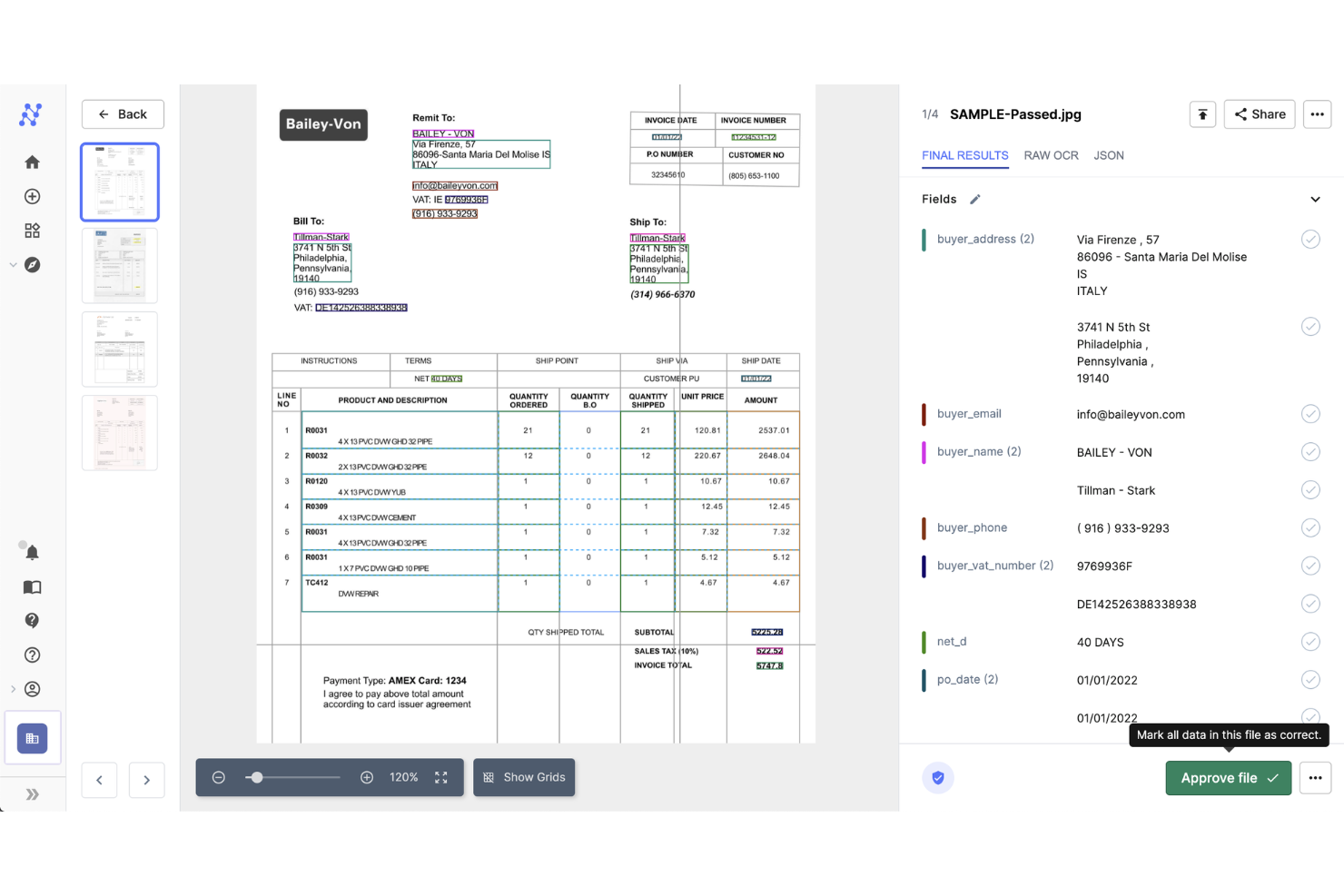 Nanonets screenshot - 10 bästa programvarorna för intelligent AI-dokumentbehandling 2026