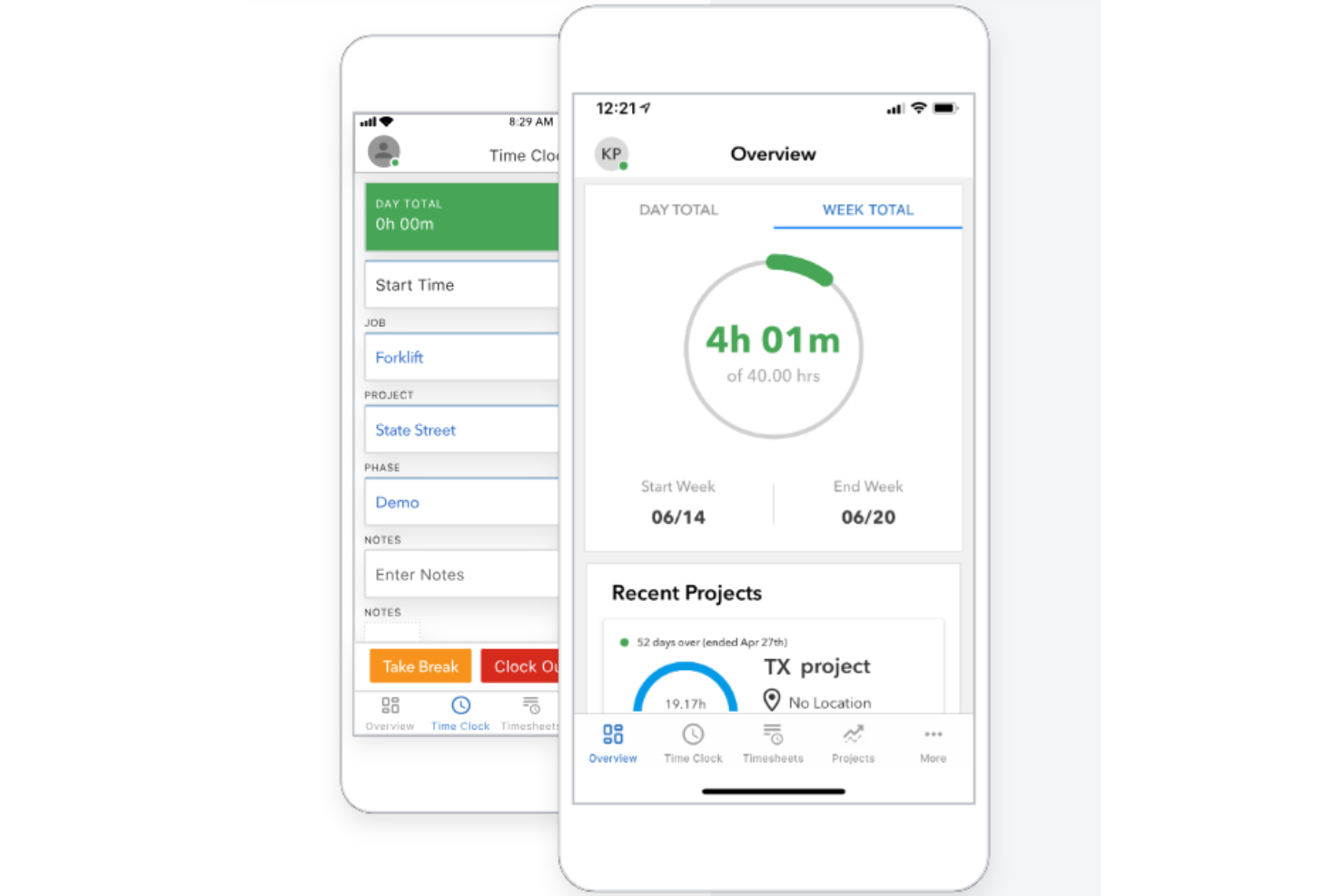 QuickBooks Time screenshot - 10 bästa programvarorna för tidsregistrering för företag – granskade inför 2026