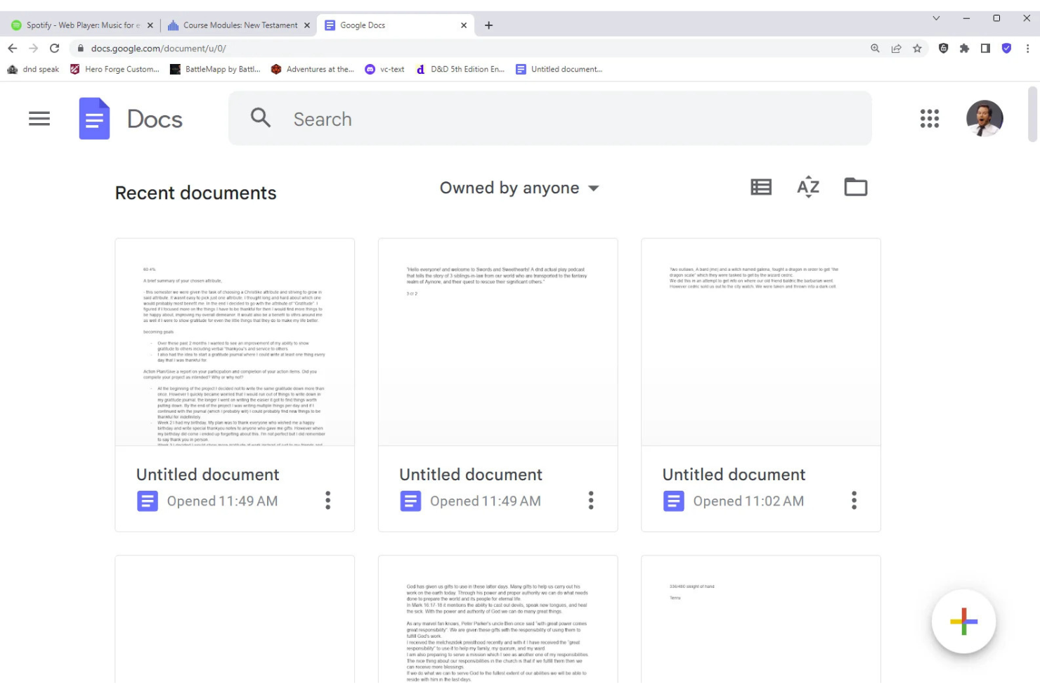 Google Docs screenshot - 10 bästa verktygen för asynkront samarbete 2026