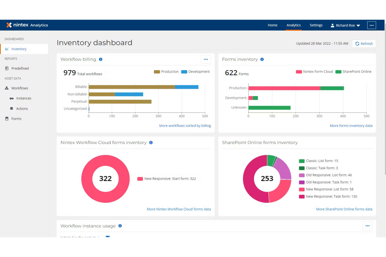 Nintex screenshot - 10 alternativa verktyg till ProcessMaker för automatisering 2026
