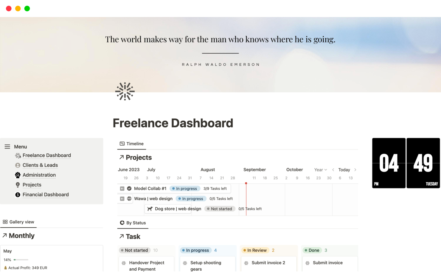 Notion screenshot - 10 bästa samarbetsverktygen för team – granskade för 2026