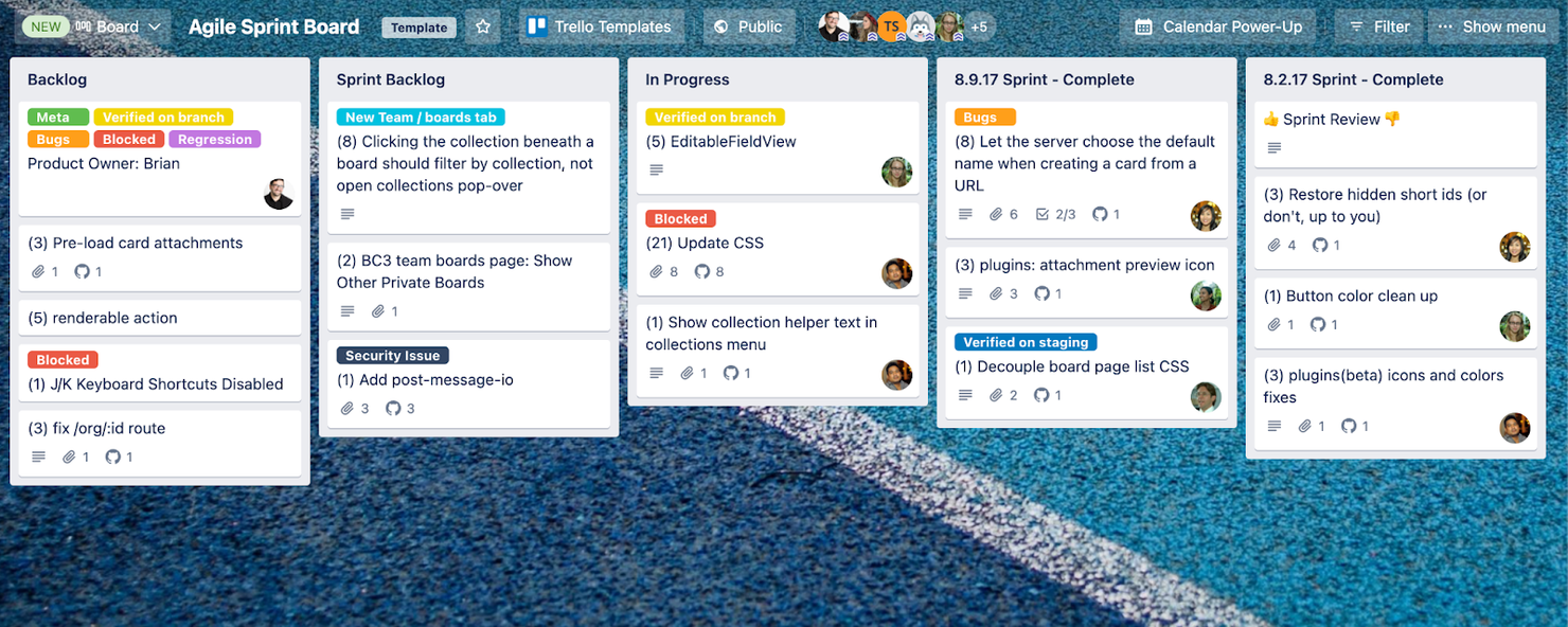 Trello screenshot - 10 bästa verktygen för samarbete inom programvaruutveckling 2026