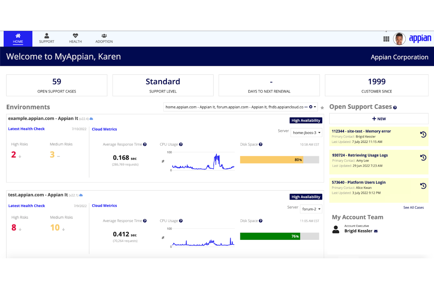 Appian screenshot - 10 bästa alternativverktygen till Camunda för automatisering 2026