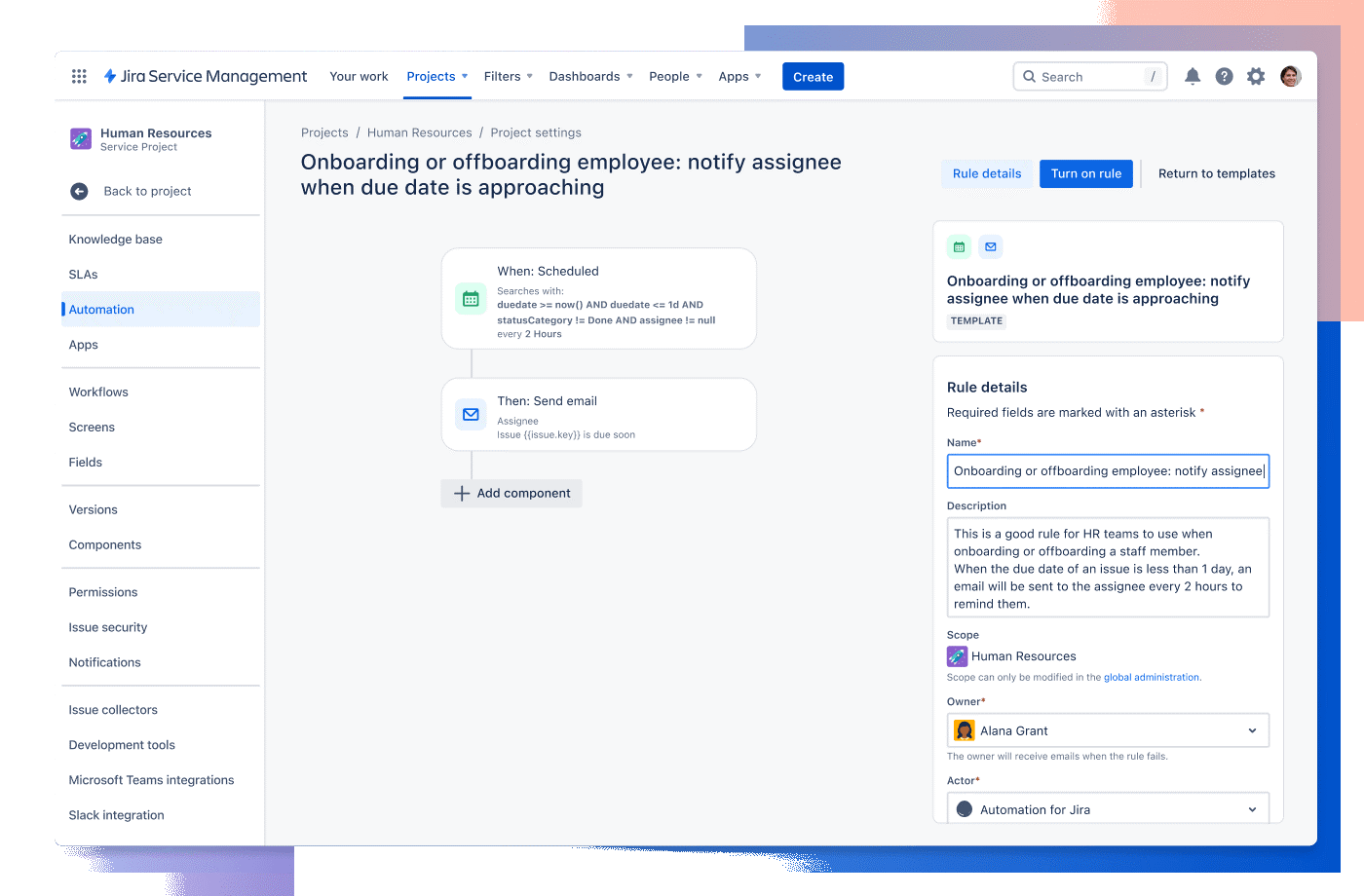 Jira Service Management screenshot - 10 bästa ärendehanteringssystemen för projektledning 2026