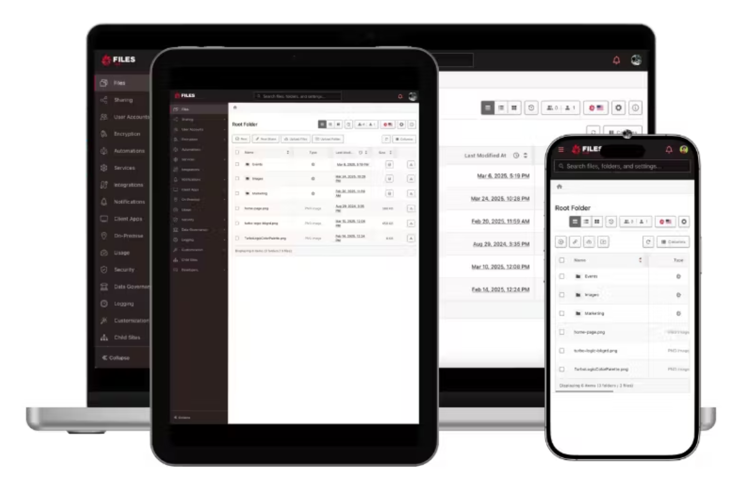 Files.com screenshot - De 10 bästa programvarorna för filsynkronisering recenserade 2026