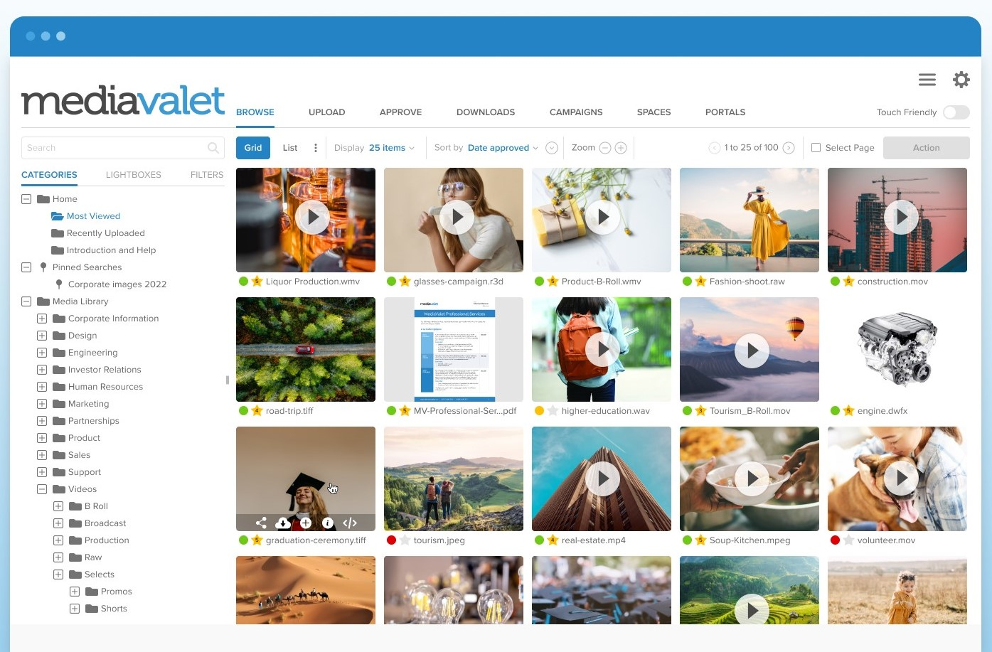 MediaValet screenshot - 10 bästa programvarorna för hantering av digitala tillgångar för fotografer
